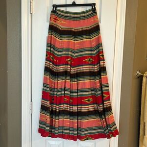 Rancho Estancia western maxi skirt.  Size S.